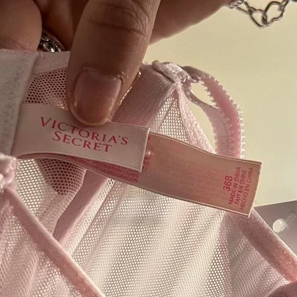 Pink and Black Lace Lingerie Corset Top size 36B - Picture 4 of 5